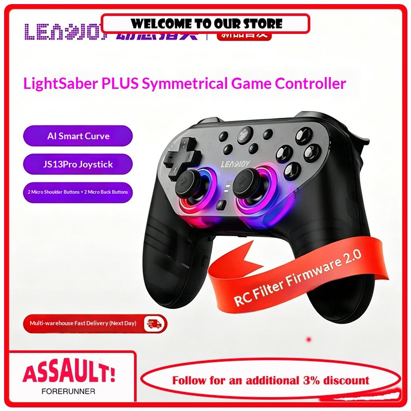Gaming Keyboard Hall Effect - Leadjoy Saber Plus Gaming Controller Wireless
