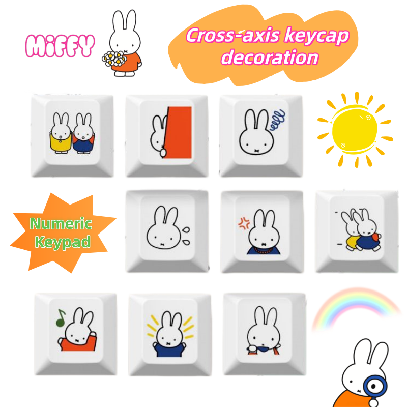 New Miffy rabbit cartoon cute  – Gaming Keyboard Mechanical recenzja i cena