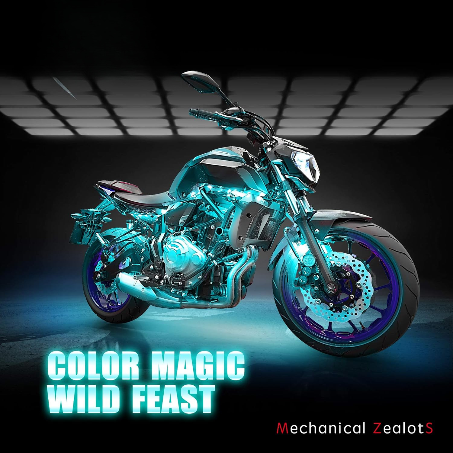 8Pcs Motorcycle LED Light Kit, – Rgb Underglow Strip recenzja i cena
