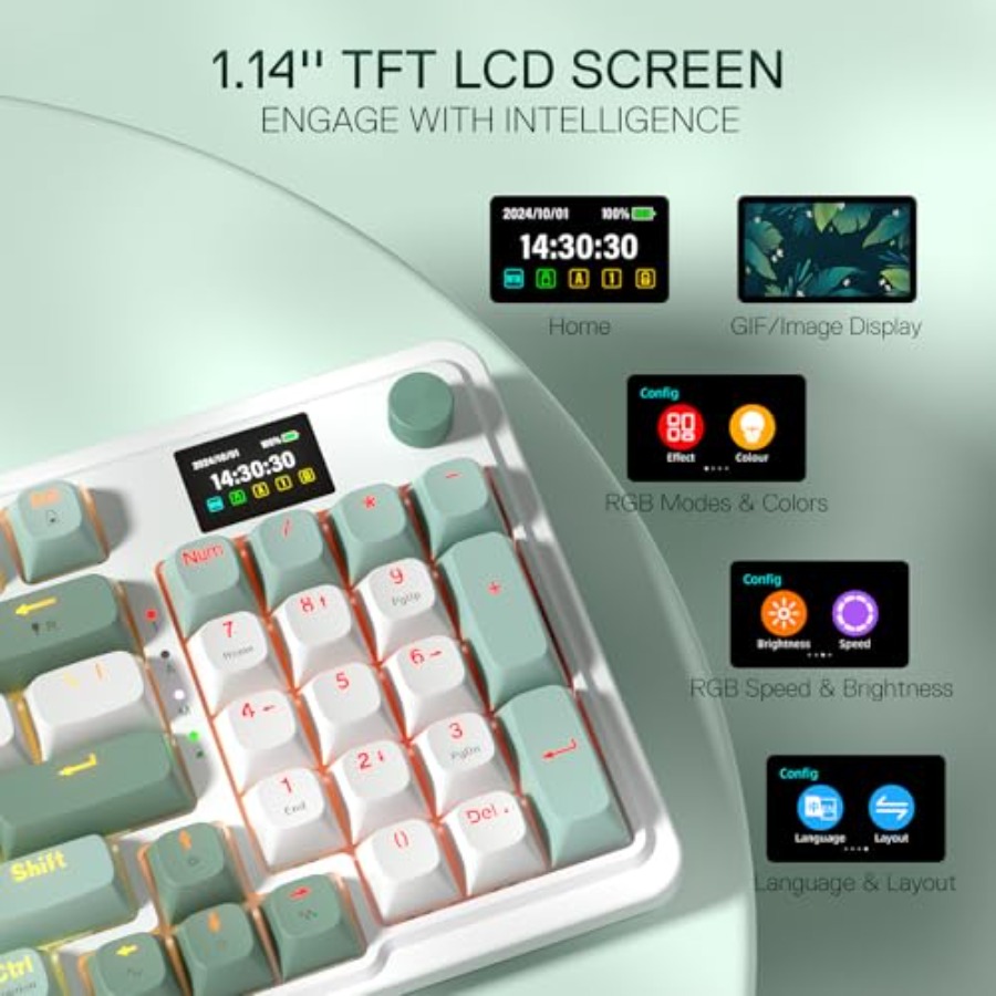 Gaming keyboard with wireless  – Gaming Keyboard No Noise recenzja i cena