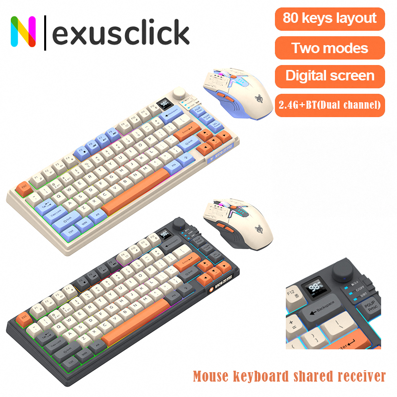 New Dual-Mode 80 Keys Wireless – Gaming Keyboard Mouse And Headset Combo recenzja i cena