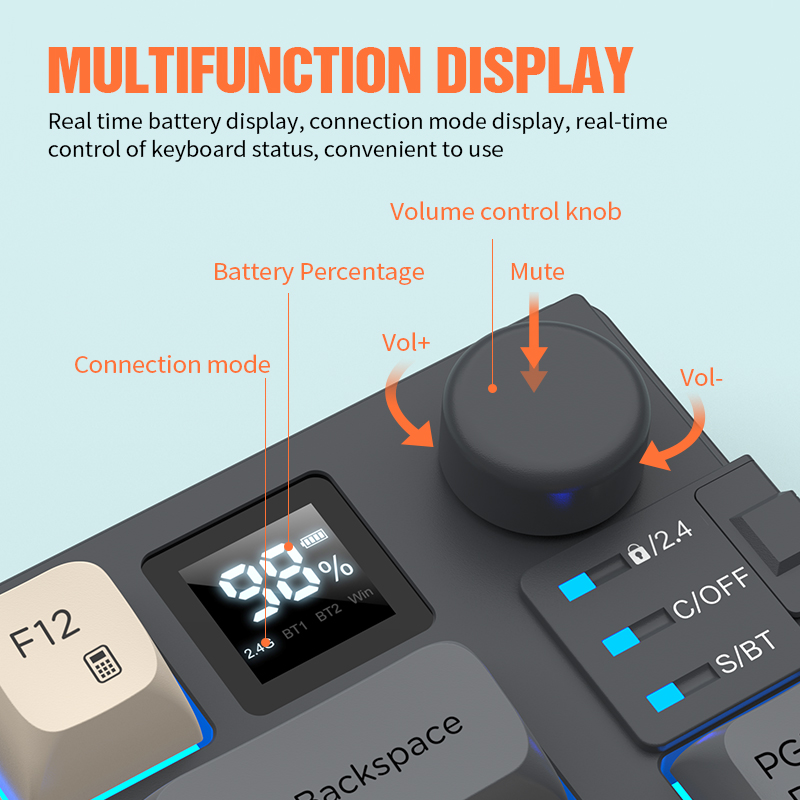 New Dual-Mode 80 Keys Wireless – Gaming Keyboard Mouse And Headset Combo recenzja i cena