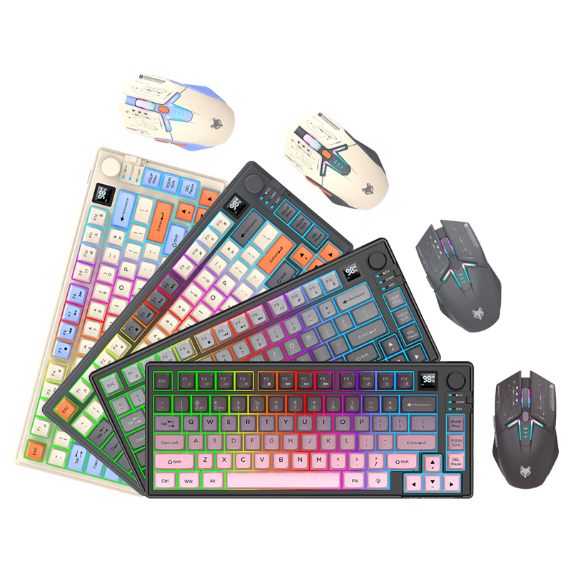 New Dual-Mode 80 Keys Wireless – Gaming Keyboard Mouse And Headset Combo recenzja i cena