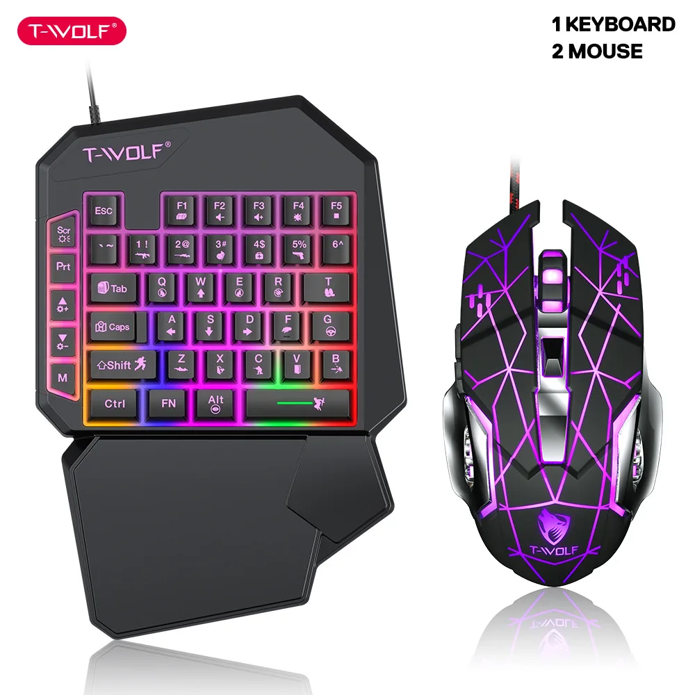 T-WOLF TF900 One Handed Keyboa – Gaming Keyboard Mobile recenzja i cena