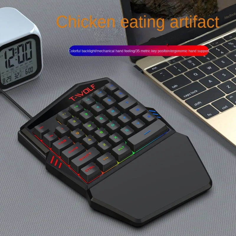 T-WOLF TF900 One Handed Keyboa – Gaming Keyboard Mobile recenzja i cena