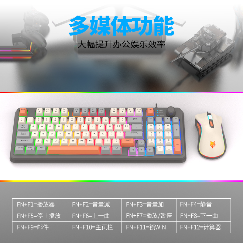K820 USB Wired Gaming Keyboard – Gaming Keyboard Mouse Set recenzja i cena