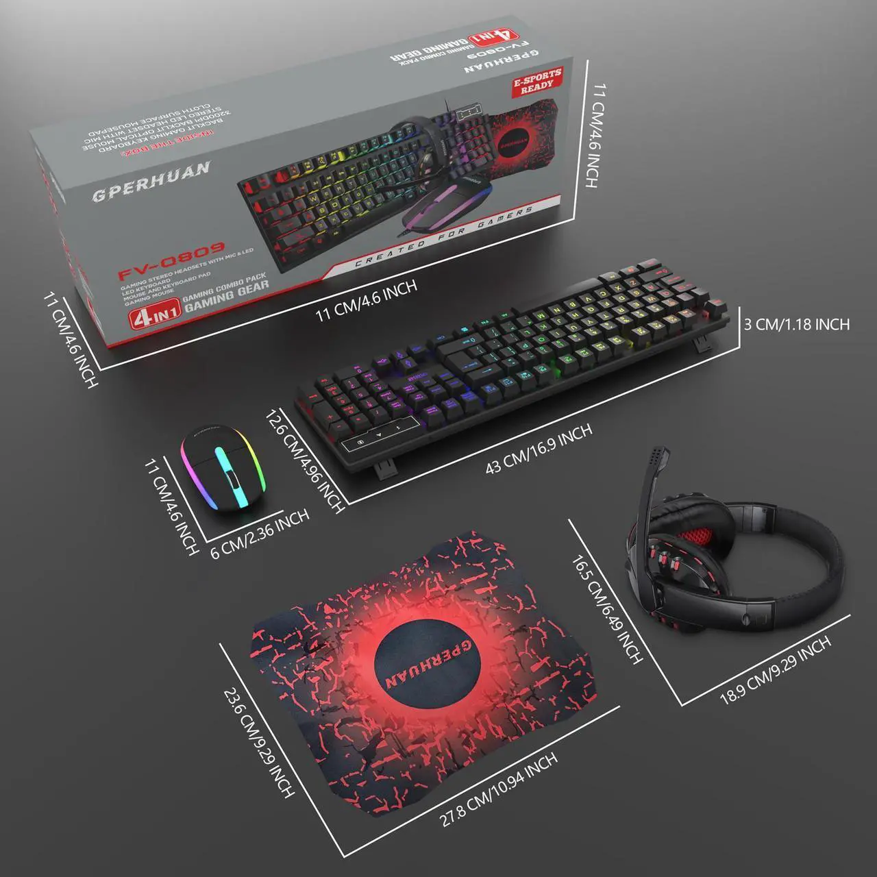 Wired Gaming Keyboard and Mous – Gaming Keyboard Mouse And Headset Combo recenzja i cena