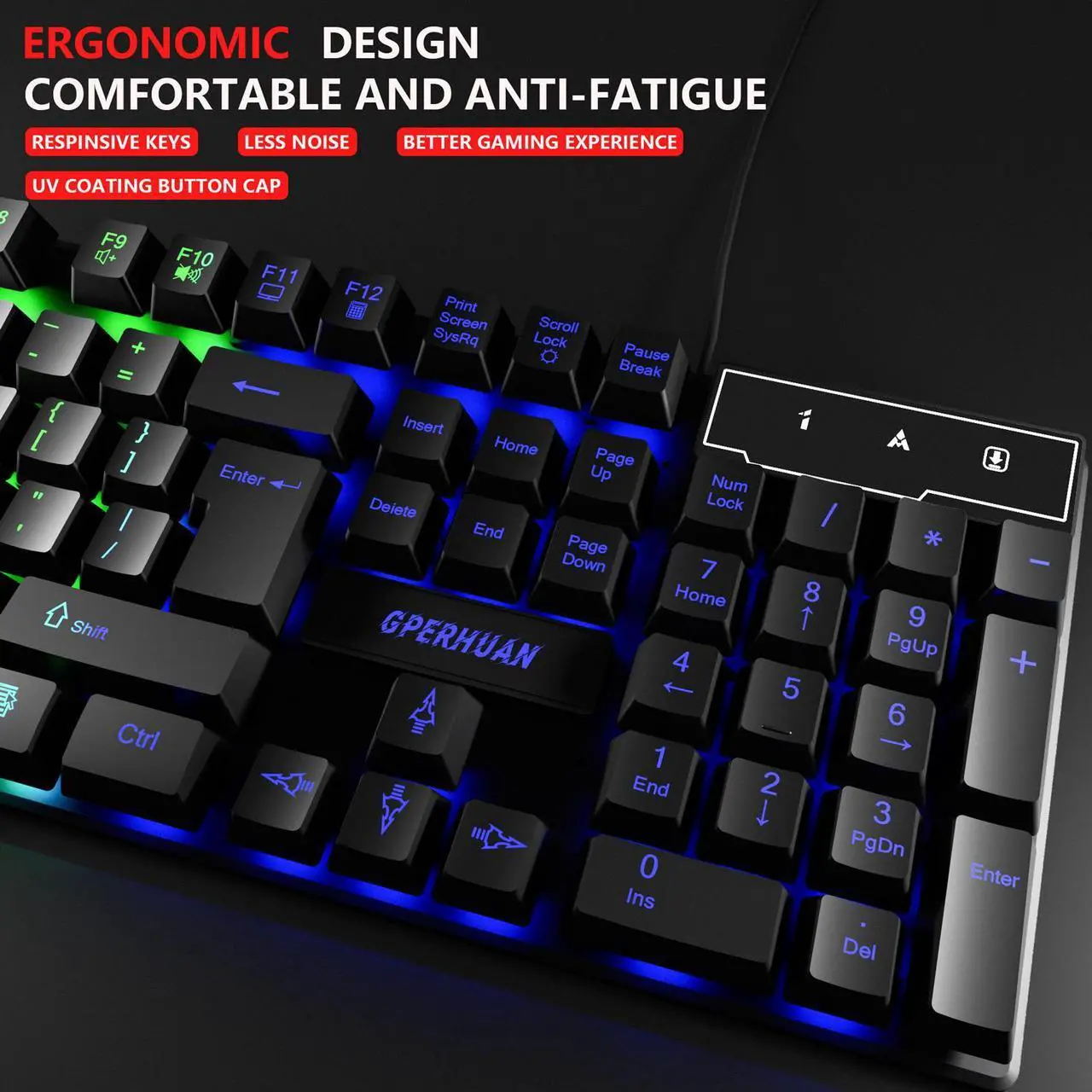 Wired Gaming Keyboard and Mous – Gaming Keyboard Mouse And Headset Combo recenzja i cena