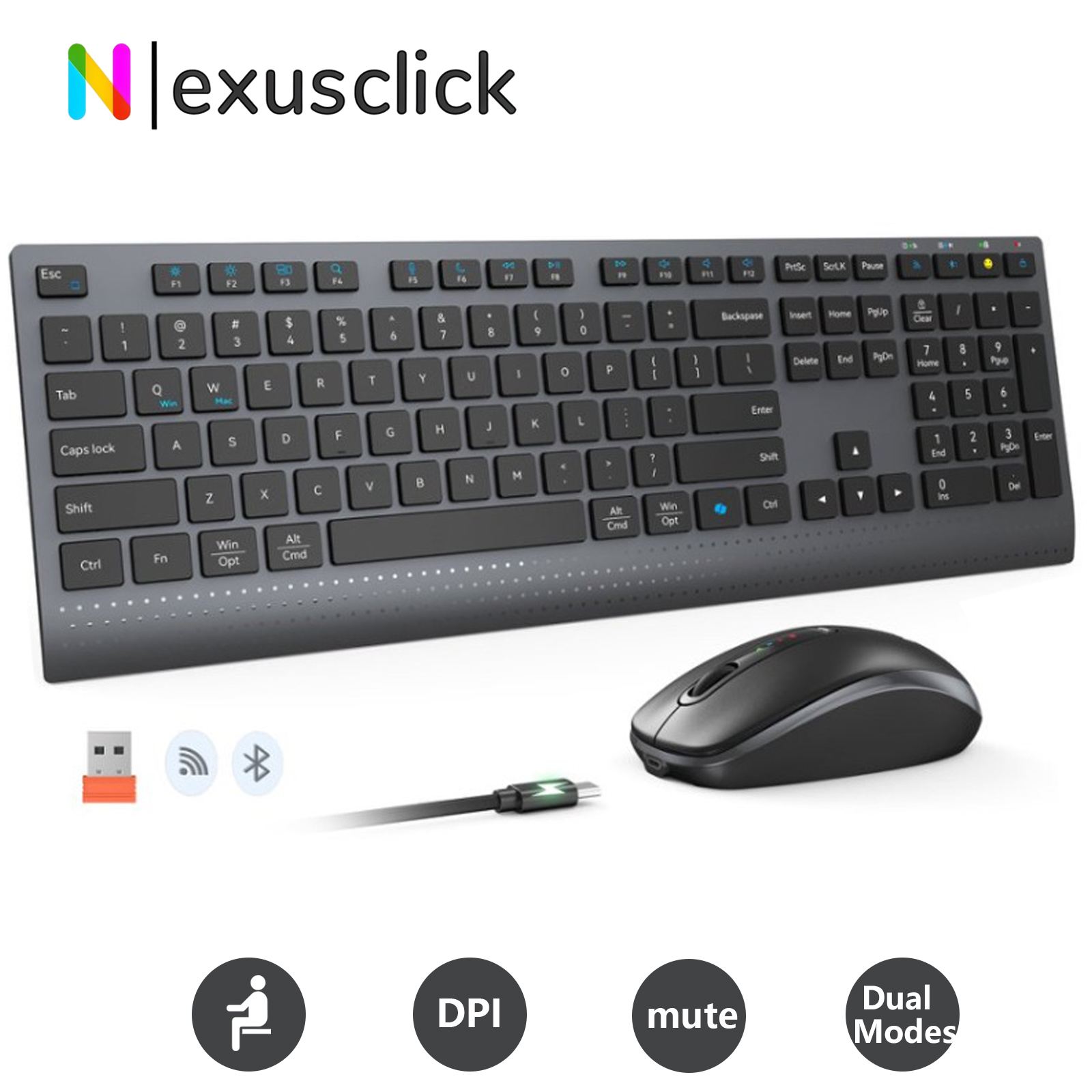 Dual-mode 2.4G Wireless Keyboa – Gaming Keyboard Mouse And Headset Combo recenzja i cena