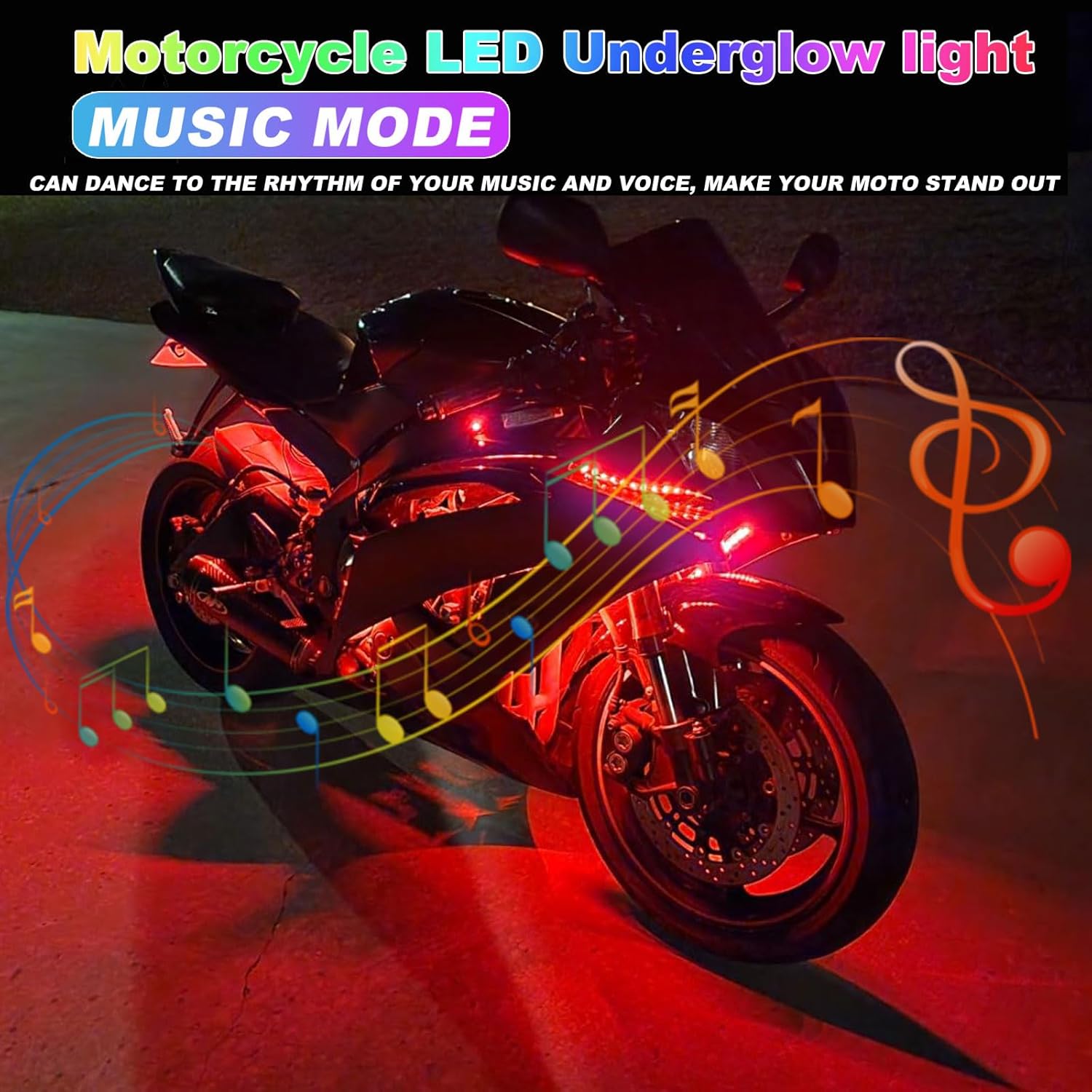 12in1 New Motorcycle Atmospher – Rgb Underglow Strip recenzja i cena