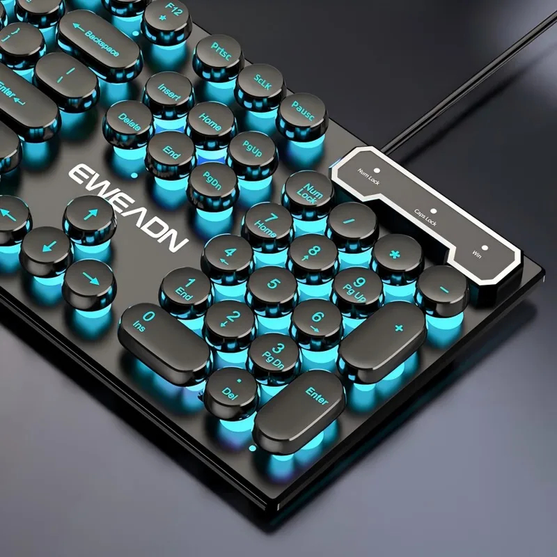 Retro Punk Mechanical Feel Key – Gaming Keyboard Mechanical recenzja i cena