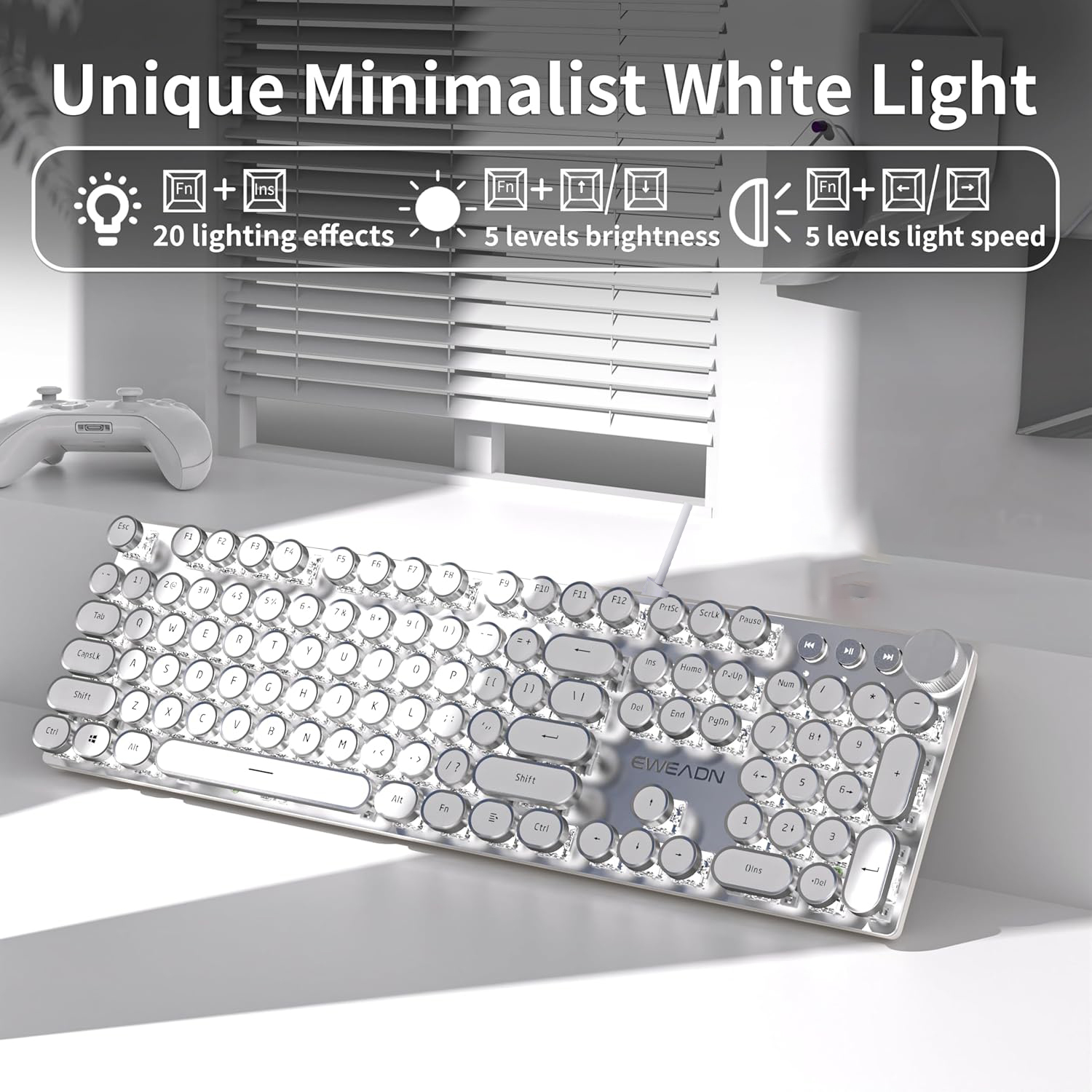 EWEADN Wired Mechanical Keyboa – Gaming Keyboard Mechanical recenzja i cena