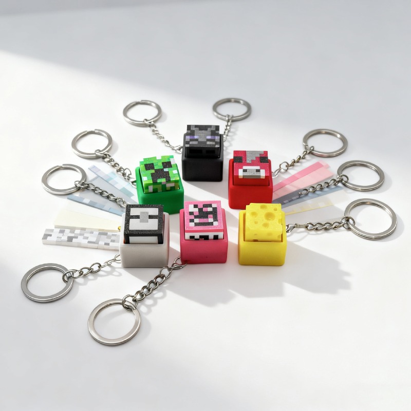 6pcs Hot 3D Printed Minecrafts – Gaming Keyboard Mechanical recenzja i cena