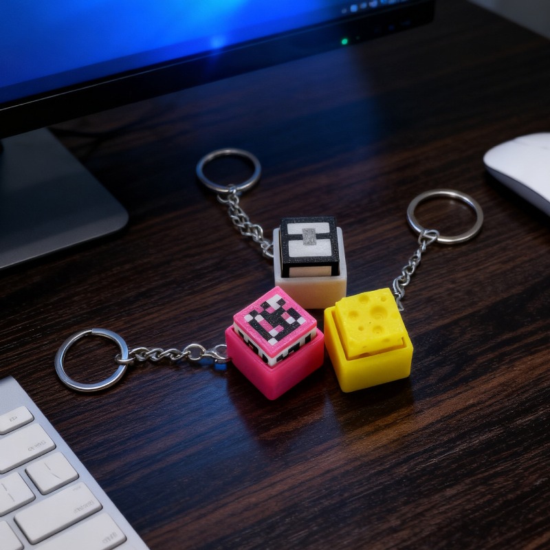6pcs Hot 3D Printed Minecrafts – Gaming Keyboard Mechanical recenzja i cena