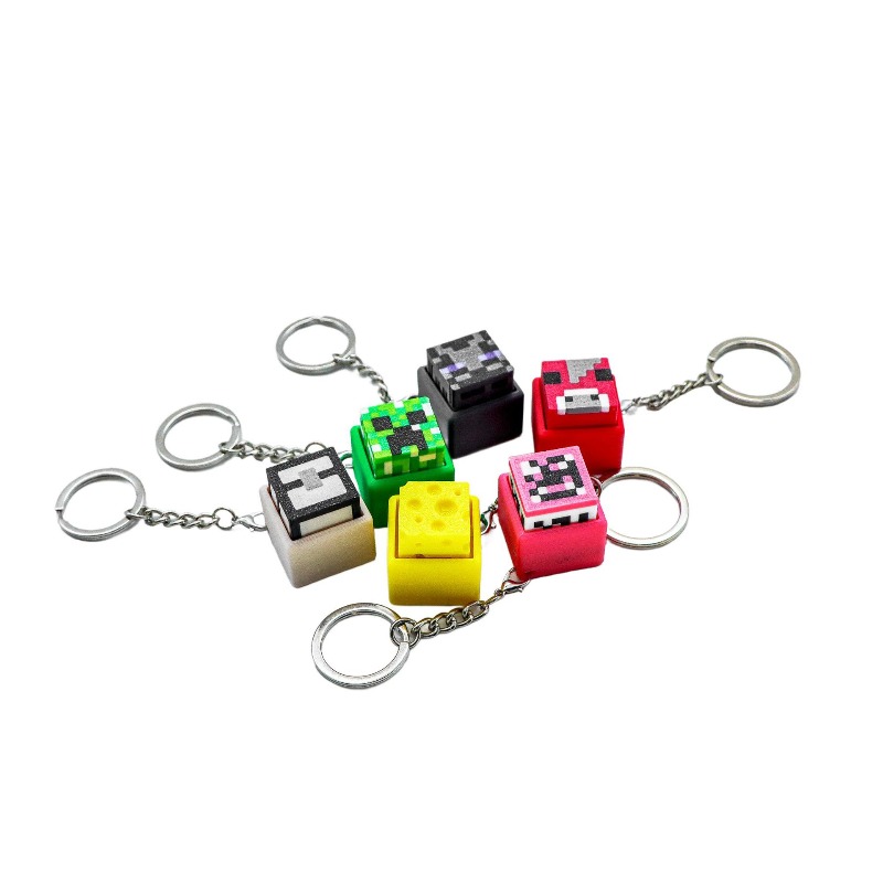 6pcs Hot 3D Printed Minecrafts – Gaming Keyboard Mechanical recenzja i cena