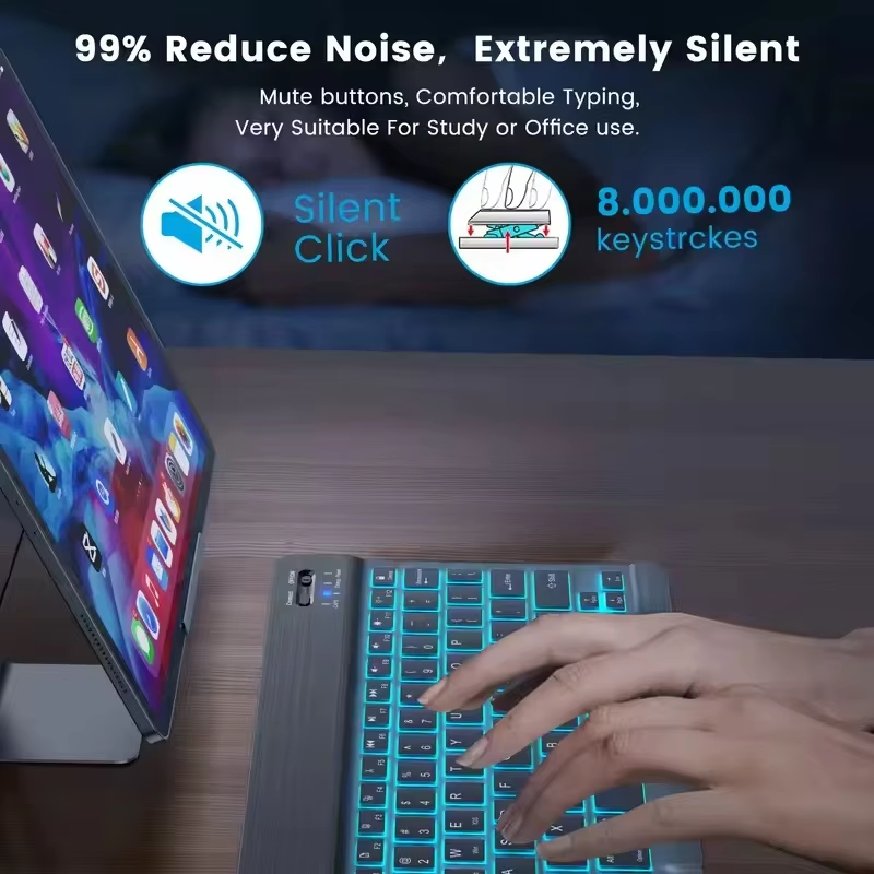 READ YYEAH RGB Backlit Bluetoo – Gaming Keyboard Mouse Set recenzja i cena