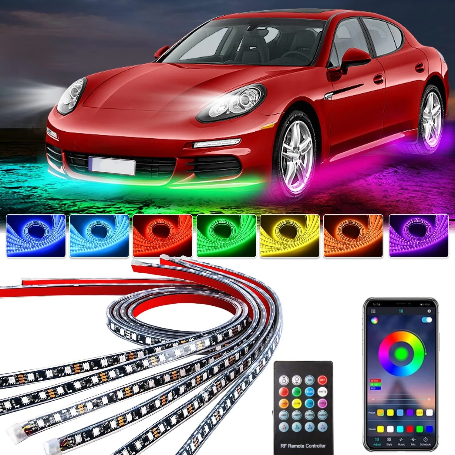 Car Underglow Neon Light Flexi – Rgb Underglow Strip recenzja i cena