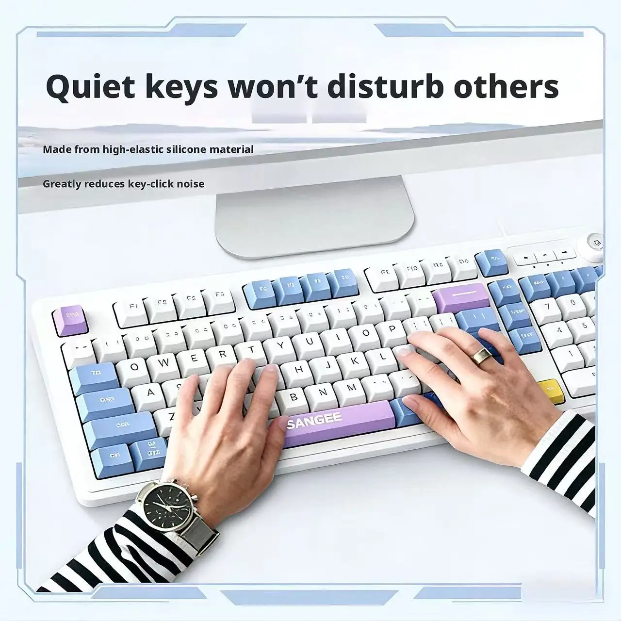 Low Noise Wired Gaming Keyboar – Gaming Keyboard No Noise recenzja i cena