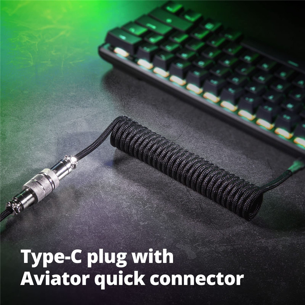 Mechanical Keyboard Coiled Cab – Gaming Keyboard Types recenzja i cena