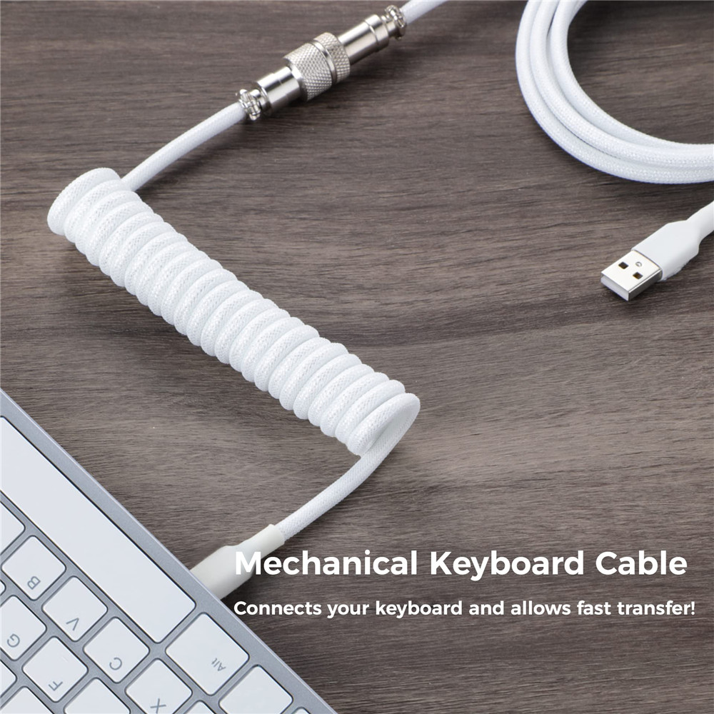 Mechanical Keyboard Coiled Cab – Gaming Keyboard Types recenzja i cena