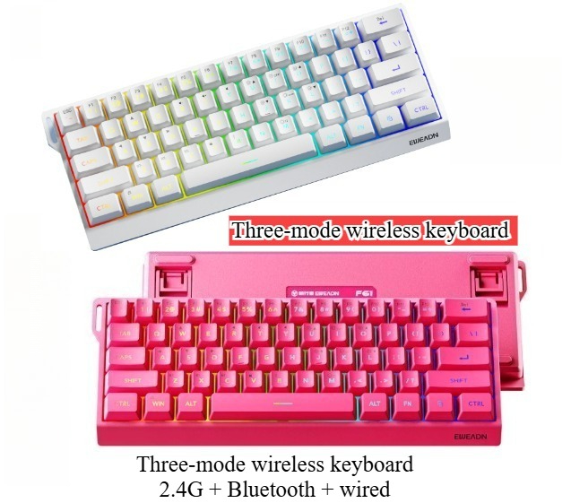 61 keys wireless Mini keyboard – Gaming Keyboard No Noise recenzja i cena