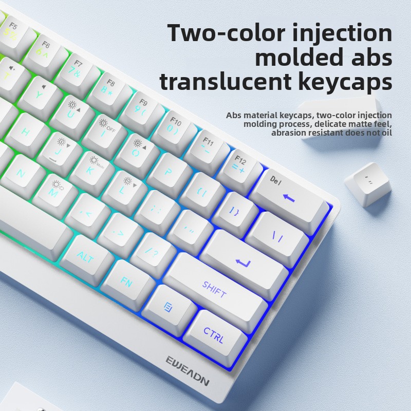 61 keys wireless Mini keyboard – Gaming Keyboard No Noise recenzja i cena
