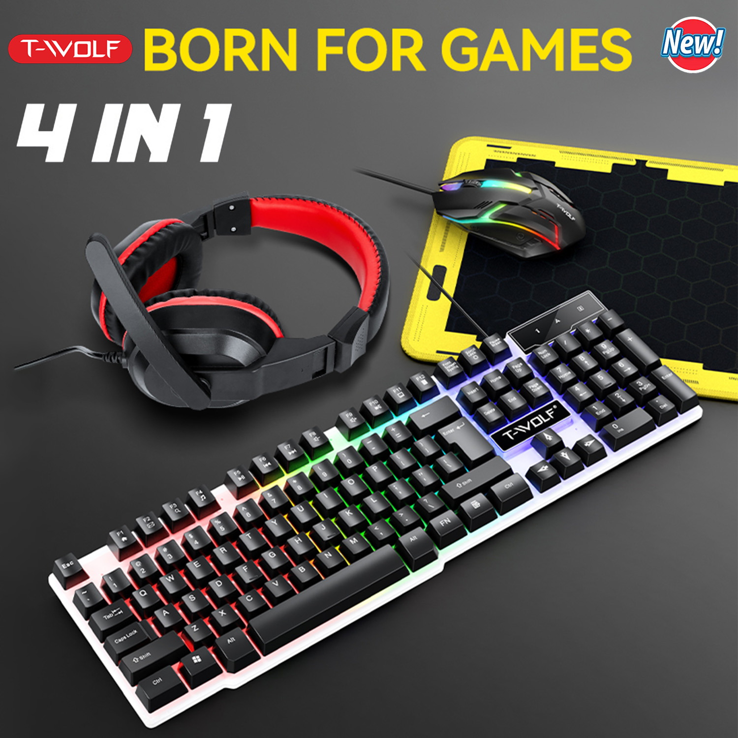 2025 Mouse Keyboard Headset Mo – Gaming Keyboard Mouse And Headset Combo recenzja i cena