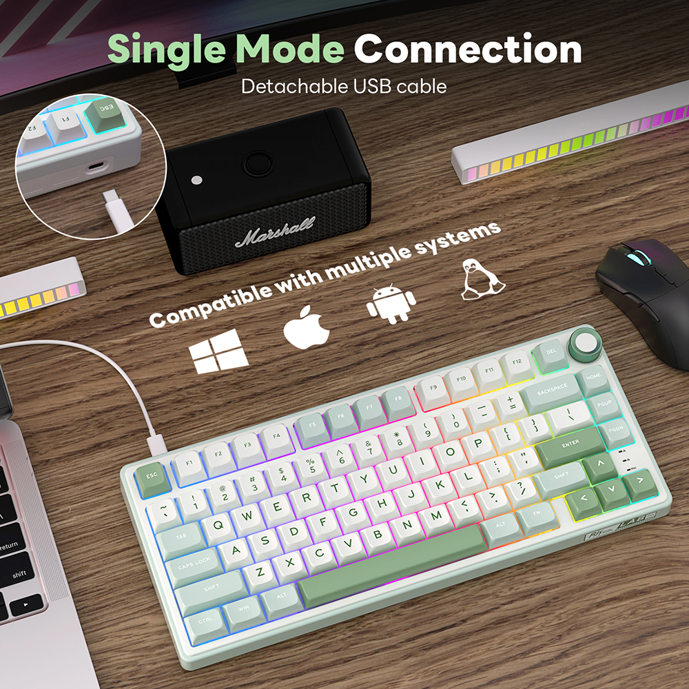 RK Royal Kludge R75 Gasket Wir – Gaming Keyboard Mobile recenzja i cena