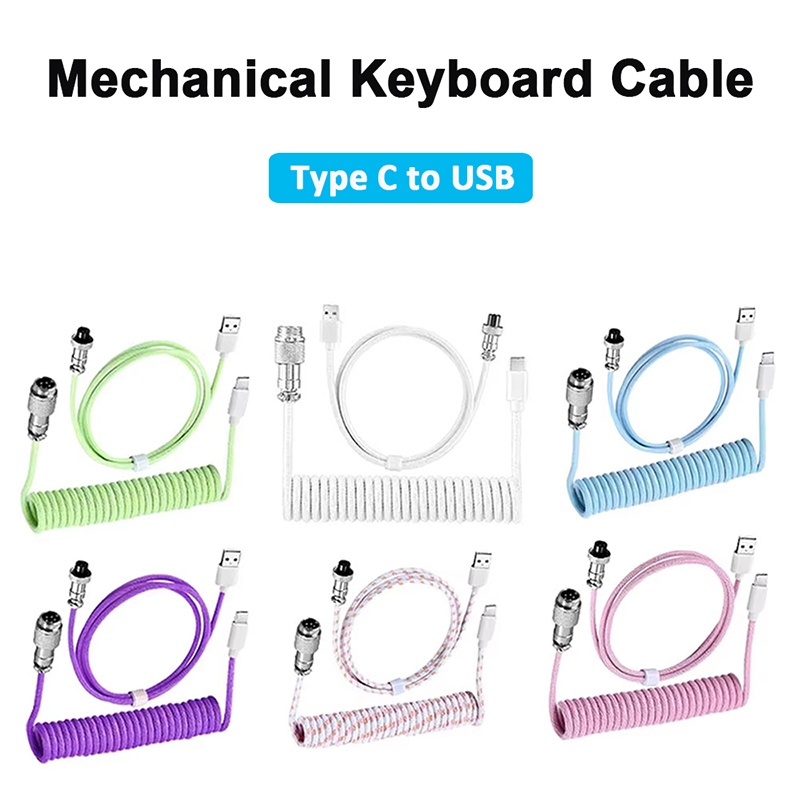 Mechanical Keyboard Coiled Cab – Gaming Keyboard Types recenzja i cena