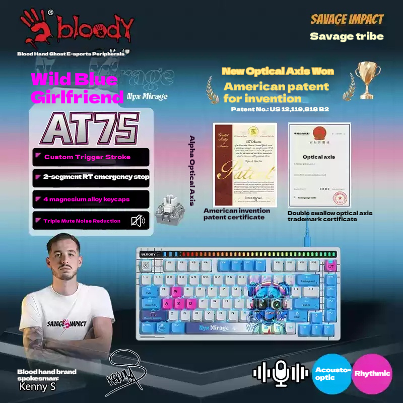 A4Tech Bloody Savage Impact AT – Gaming Keyboard No Noise recenzja i cena