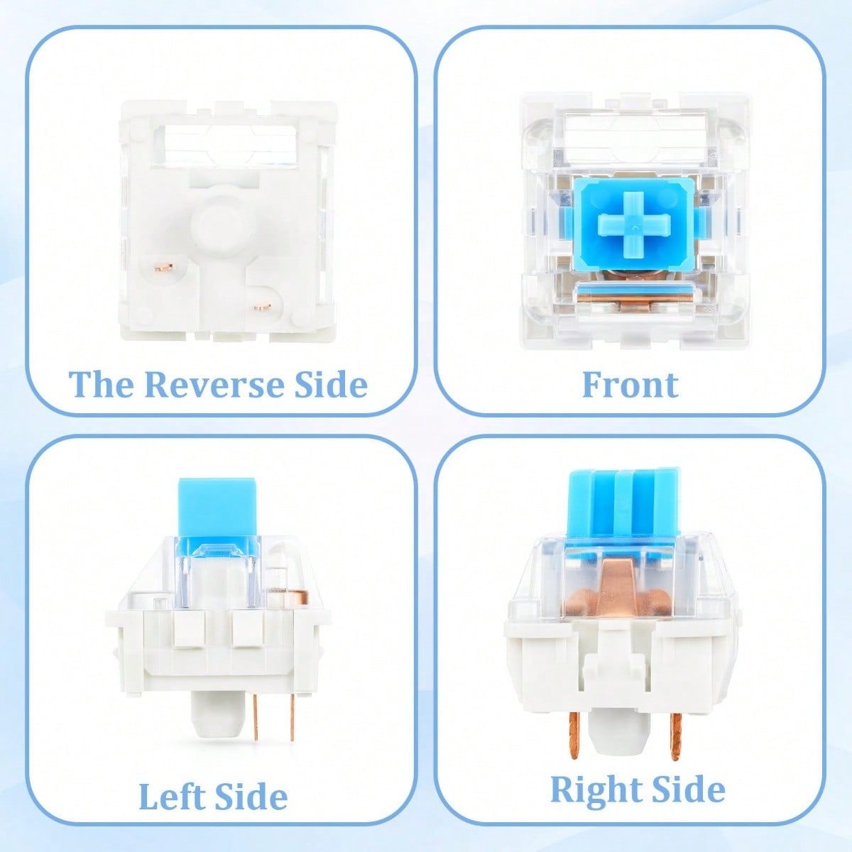 100 Practical Blue Switches, H – Gaming Keyboard Types recenzja i cena