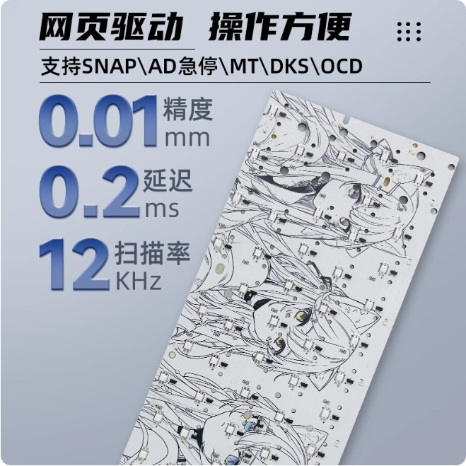 Hall Effect keyboard pcb colou – Hot Swap Pcb recenzja i cena
