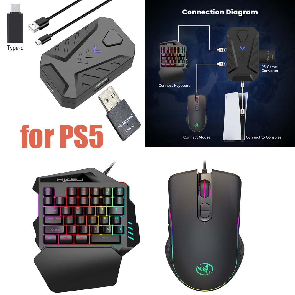 for PS5 Gaming Keyboard Mouse  – Gaming Keyboard Types recenzja i cena