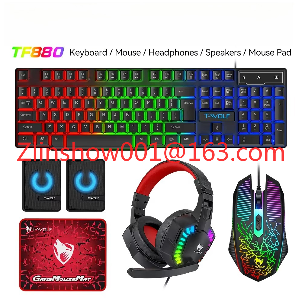 TF880 5IN1 Wired Gaming Keyboa – Gaming Keyboard Mouse And Headset Combo recenzja i cena