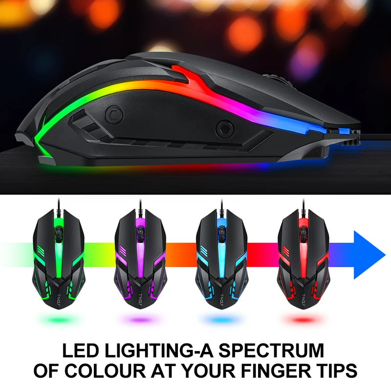 T-WOLF Game Four Piece TF800 I – Gaming Keyboard Mouse Set recenzja i cena