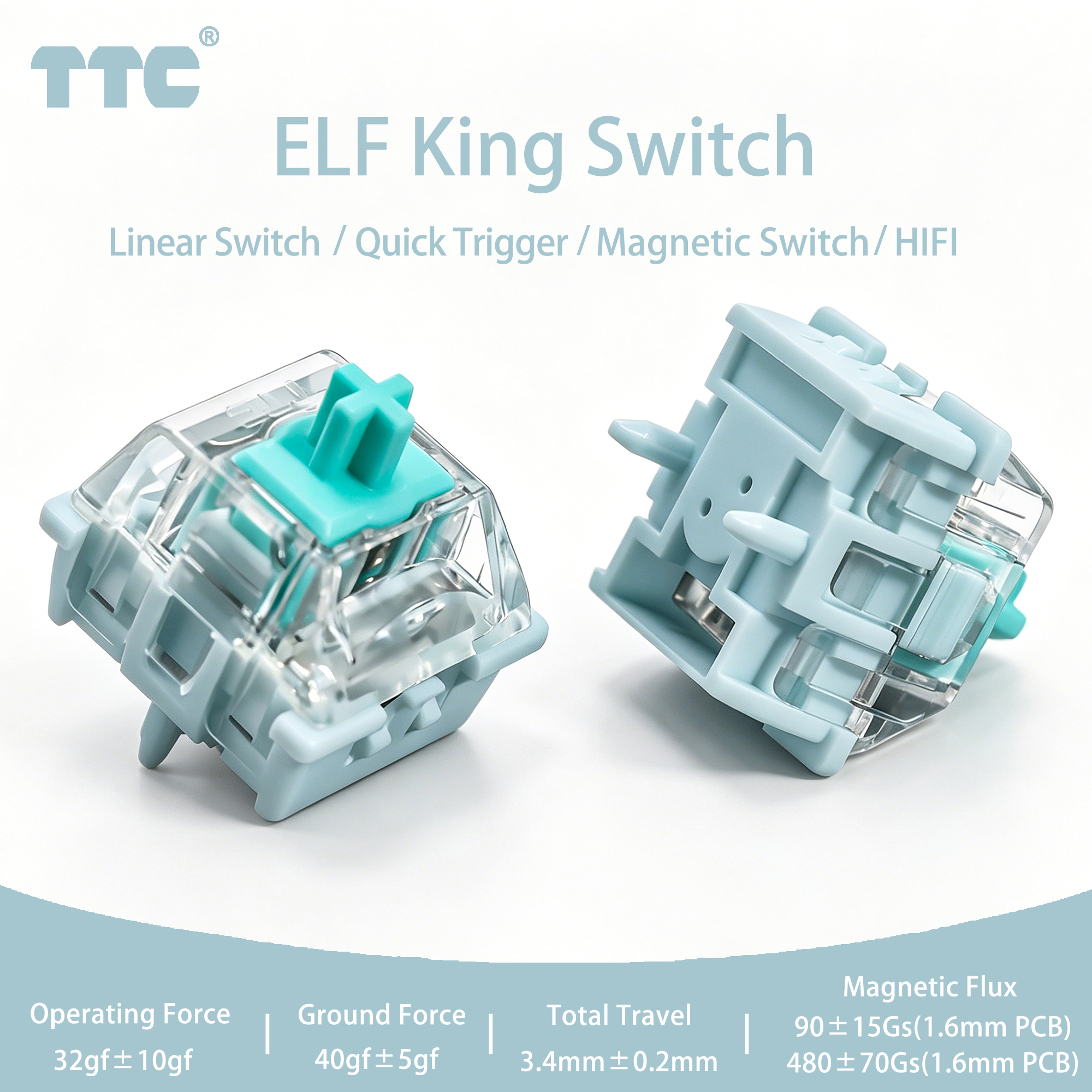 TTC ELF King Magnetic Switches – Gaming Keyboard Ergo recenzja i cena