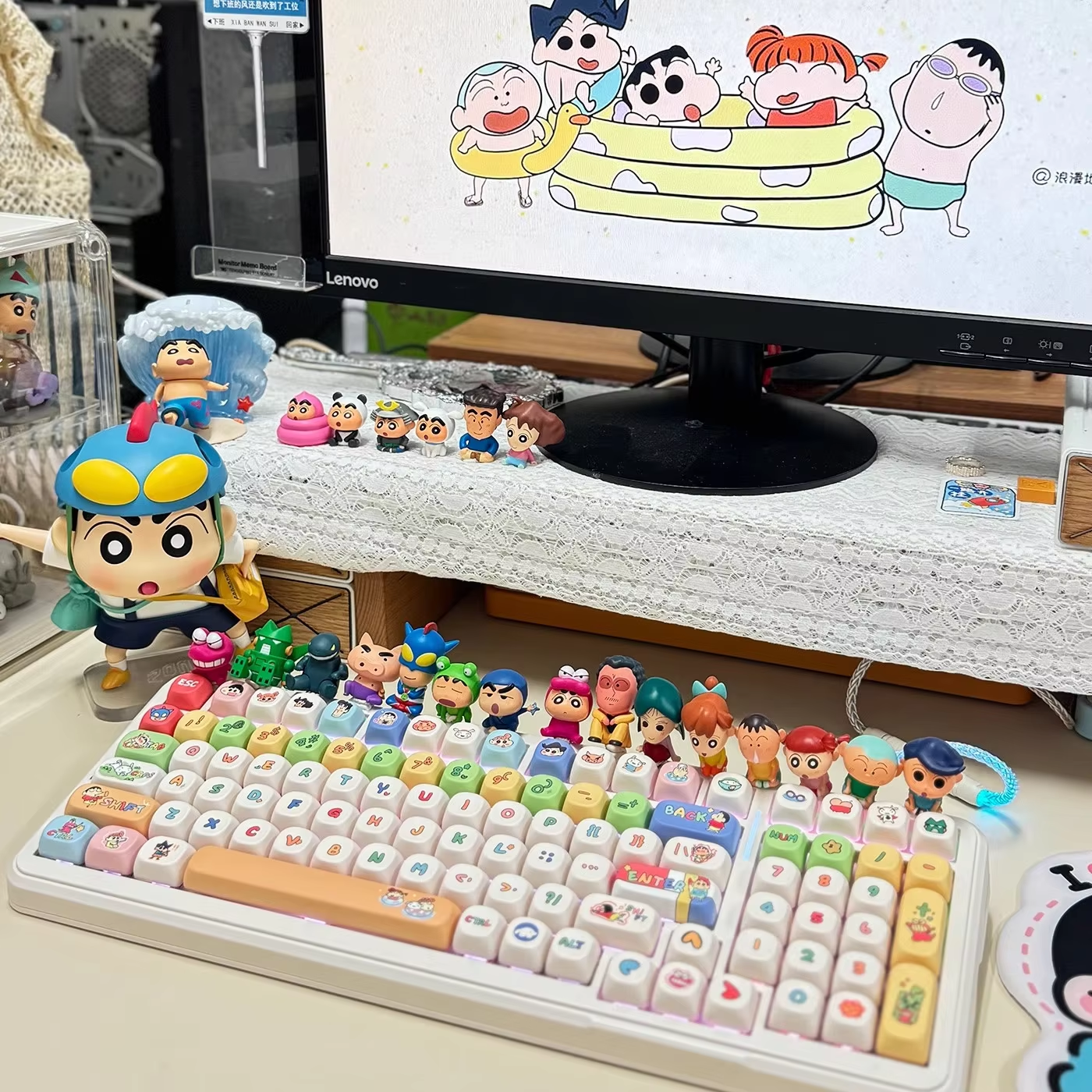 Crayon Shin-chan MOA Keycap Cu – Gaming Keyboard Mechanical recenzja i cena