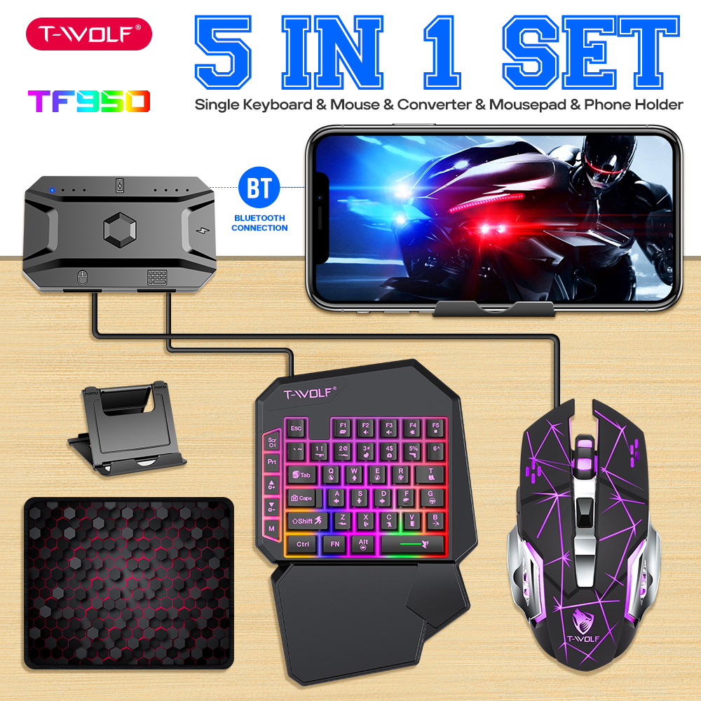 NEW HOT Game Artifact OneHande – Gaming Keyboard Mouse Set recenzja i cena