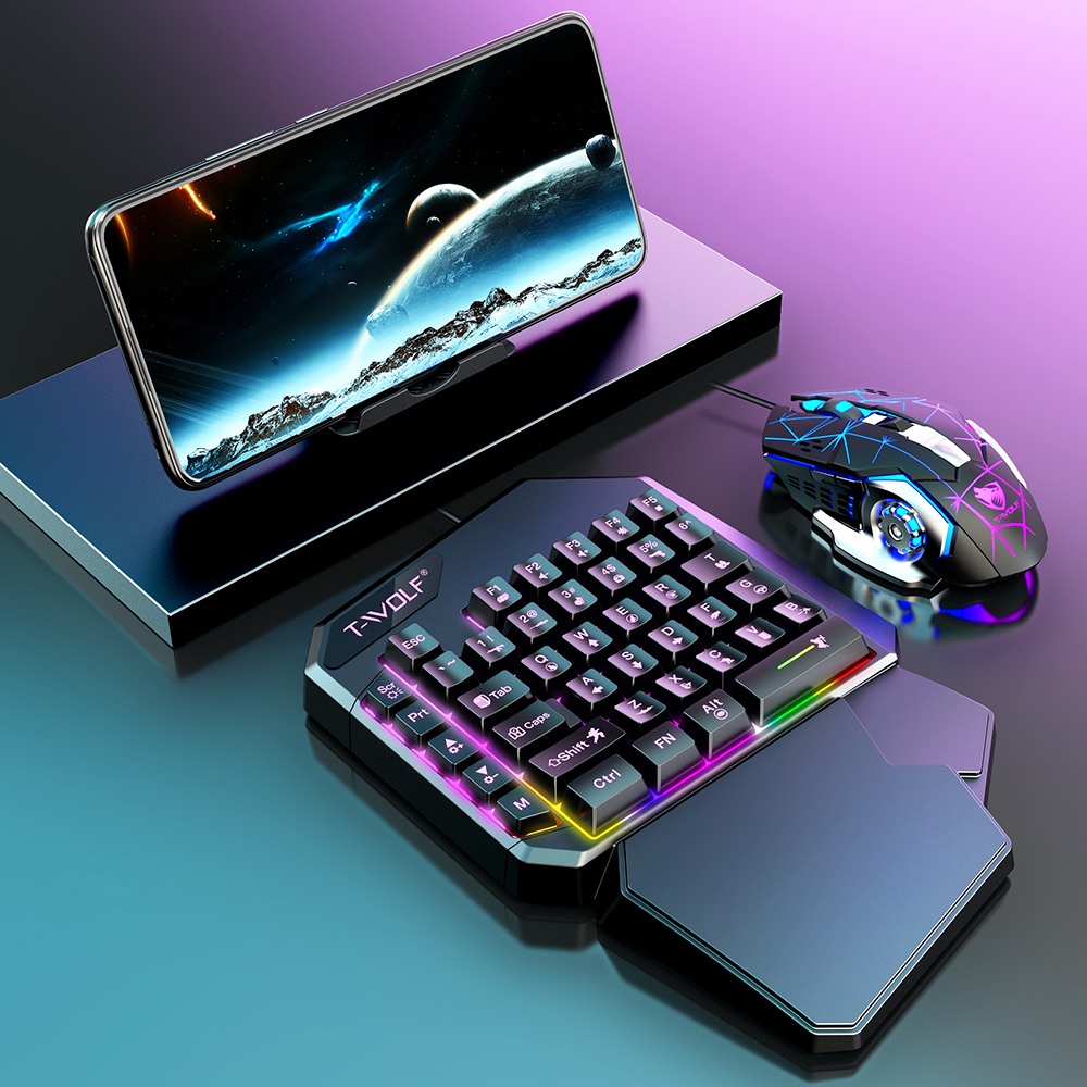 NEW HOT Game Artifact OneHande – Gaming Keyboard Mouse Set recenzja i cena