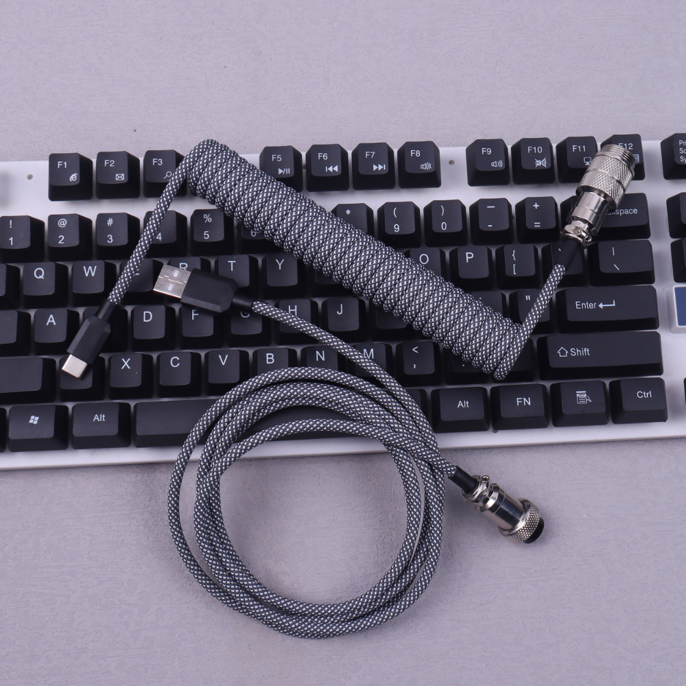 Coiled Cable Keyboard USB Type – Gaming Keyboard Types recenzja i cena