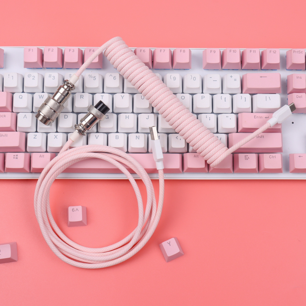 Coiled Cable Keyboard USB Type – Gaming Keyboard Types recenzja i cena