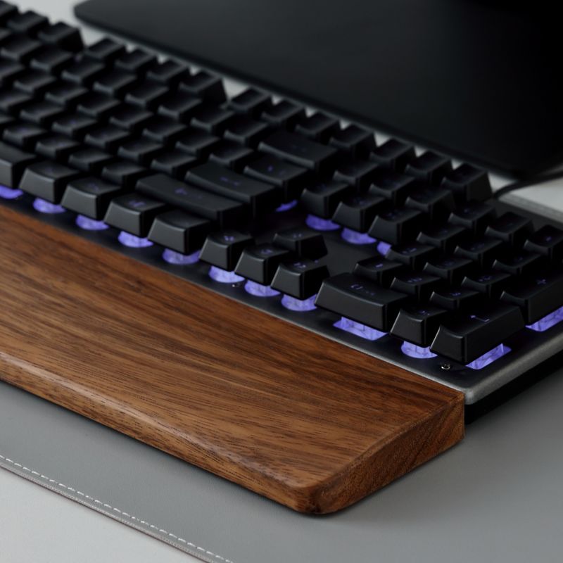 Solid Wood Keyboard Palm Rest  – Gaming Keyboard Ergo recenzja i cena