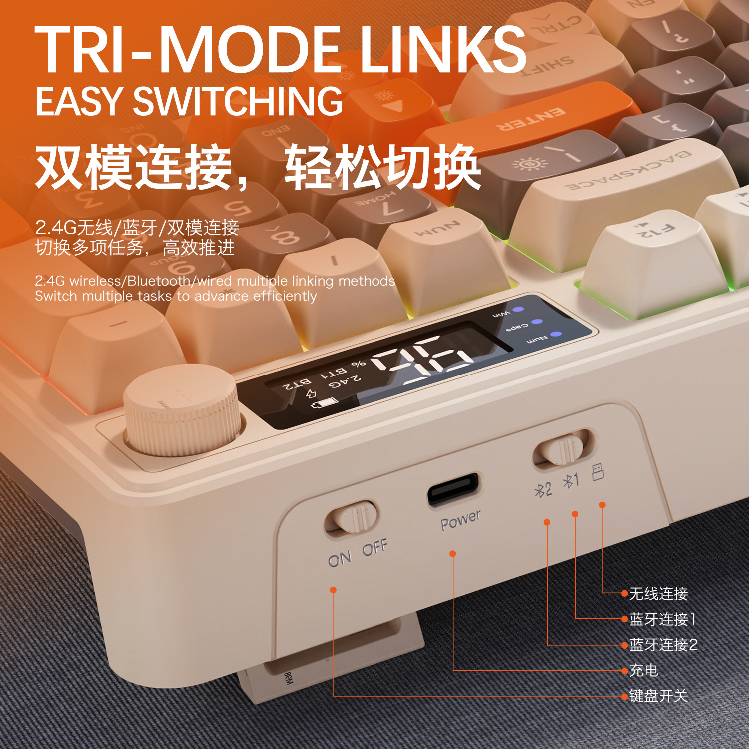 Hot Free Wolf T96 Wireless Dua – Gaming Keyboard Mechanical recenzja i cena