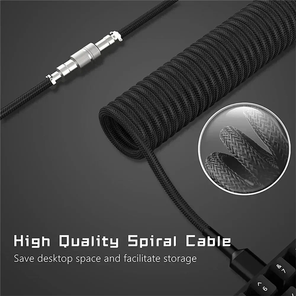 Aviator Coiled Keyboard Cable, – Gaming Keyboard Types recenzja i cena