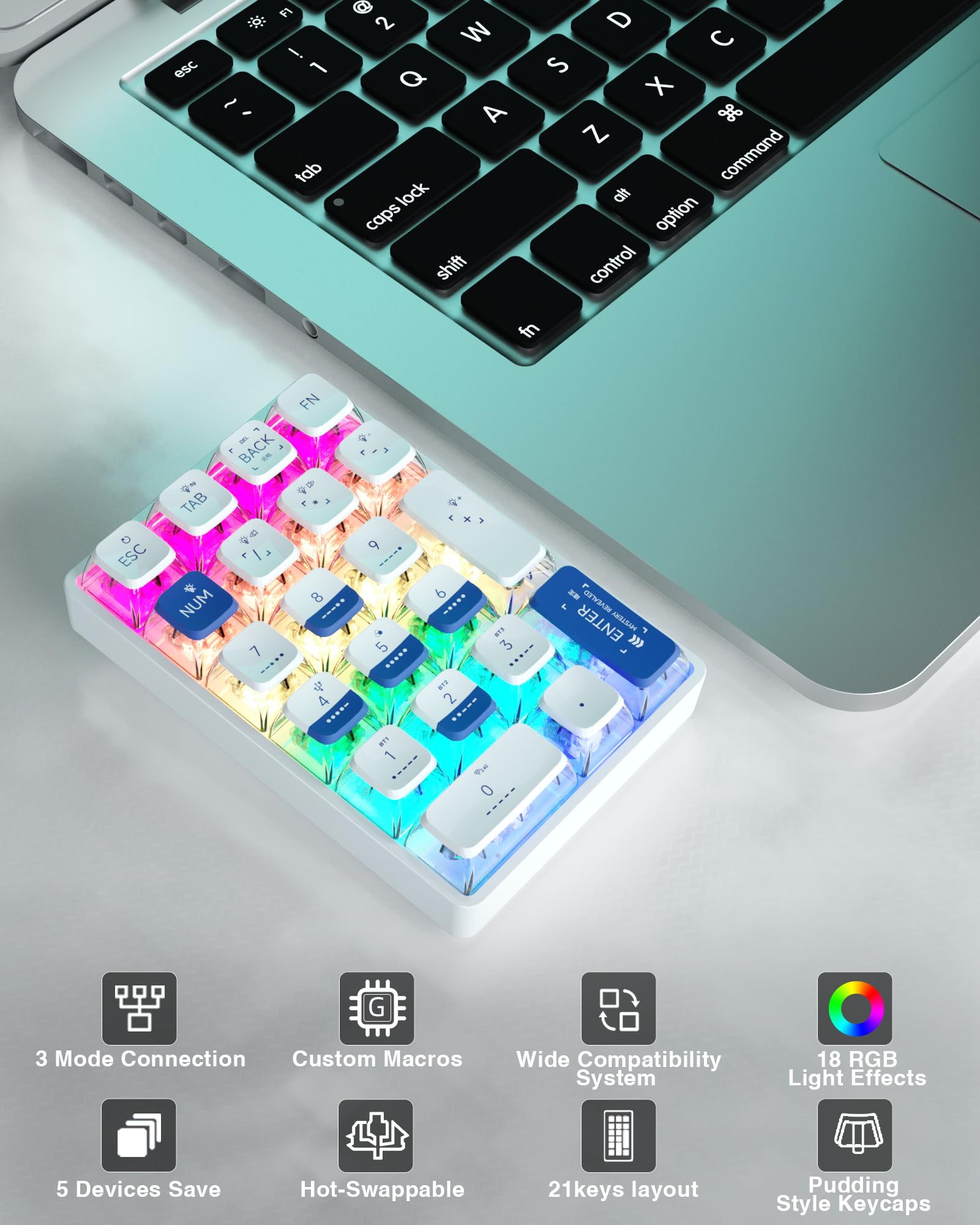LEOBOG K21 Numpad Keyboard Wir – Gaming Keyboard Mechanical recenzja i cena