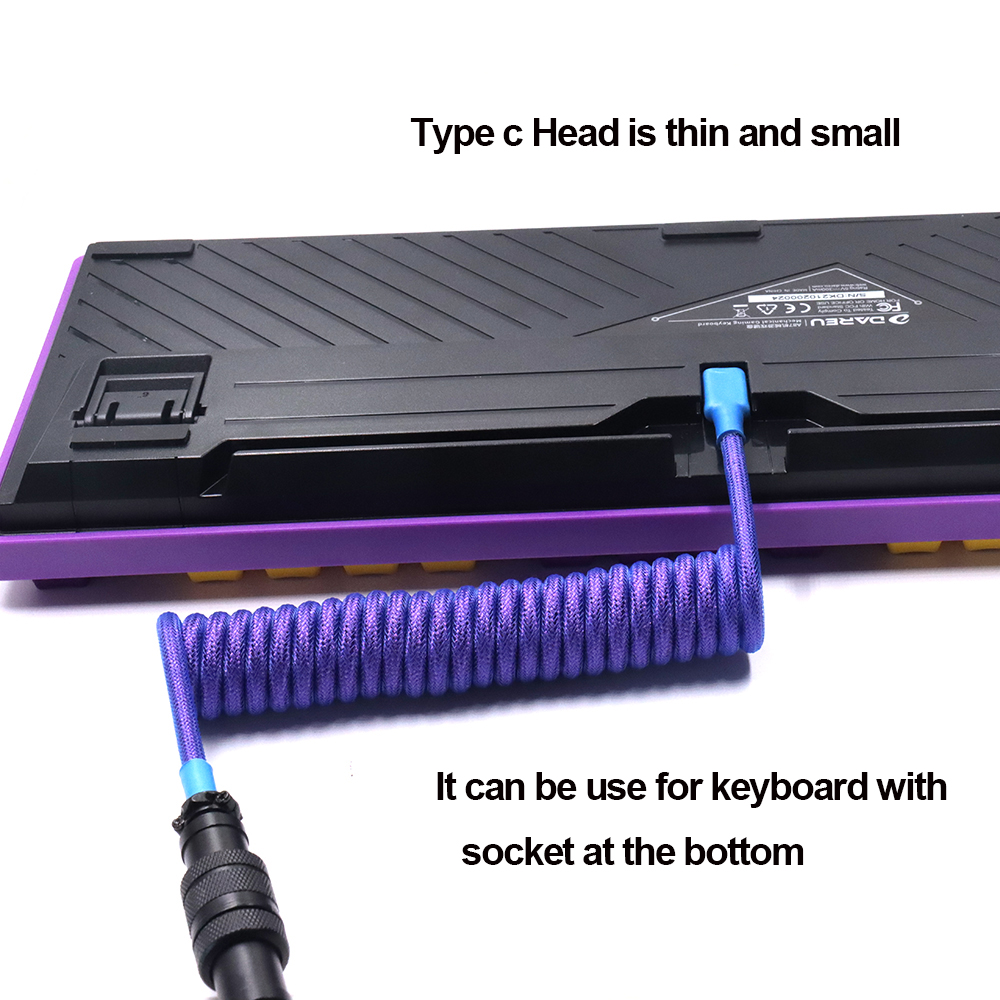 LANO Custom Paracord Coiled Me – Gaming Keyboard Types recenzja i cena