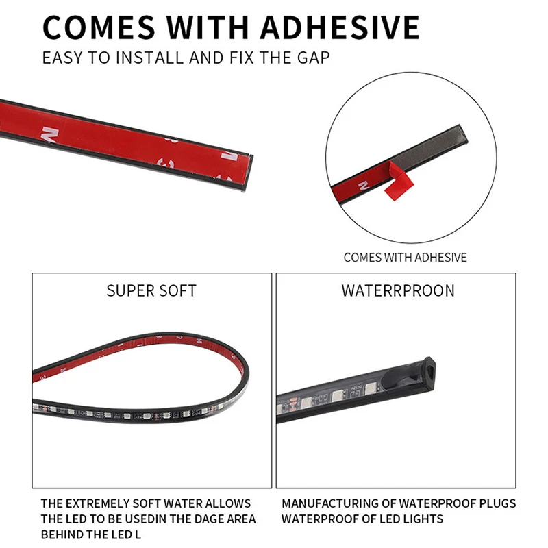 RGB Flexible LED Light bar Car – Rgb Underglow Strip recenzja i cena