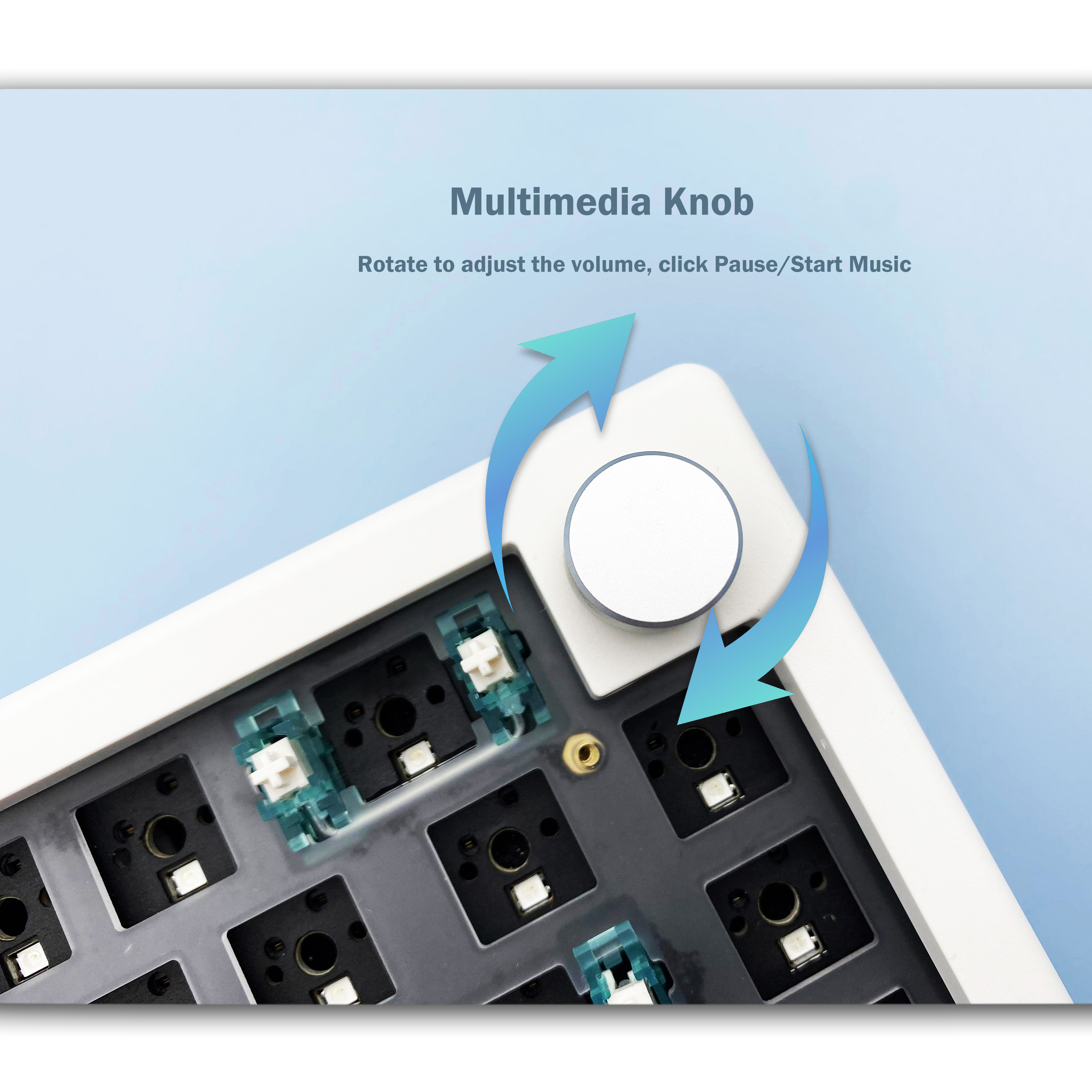 GMK67 65% Gasket Bluetooth 2.4 – Hot Swap Pcb recenzja i cena