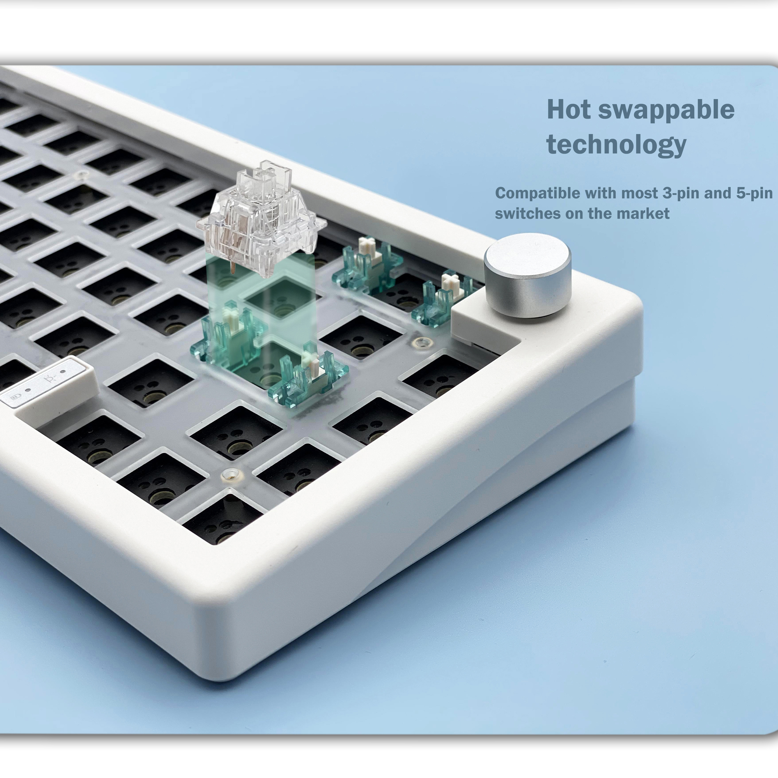 GMK67 65% Gasket Bluetooth 2.4 – Hot Swap Pcb recenzja i cena