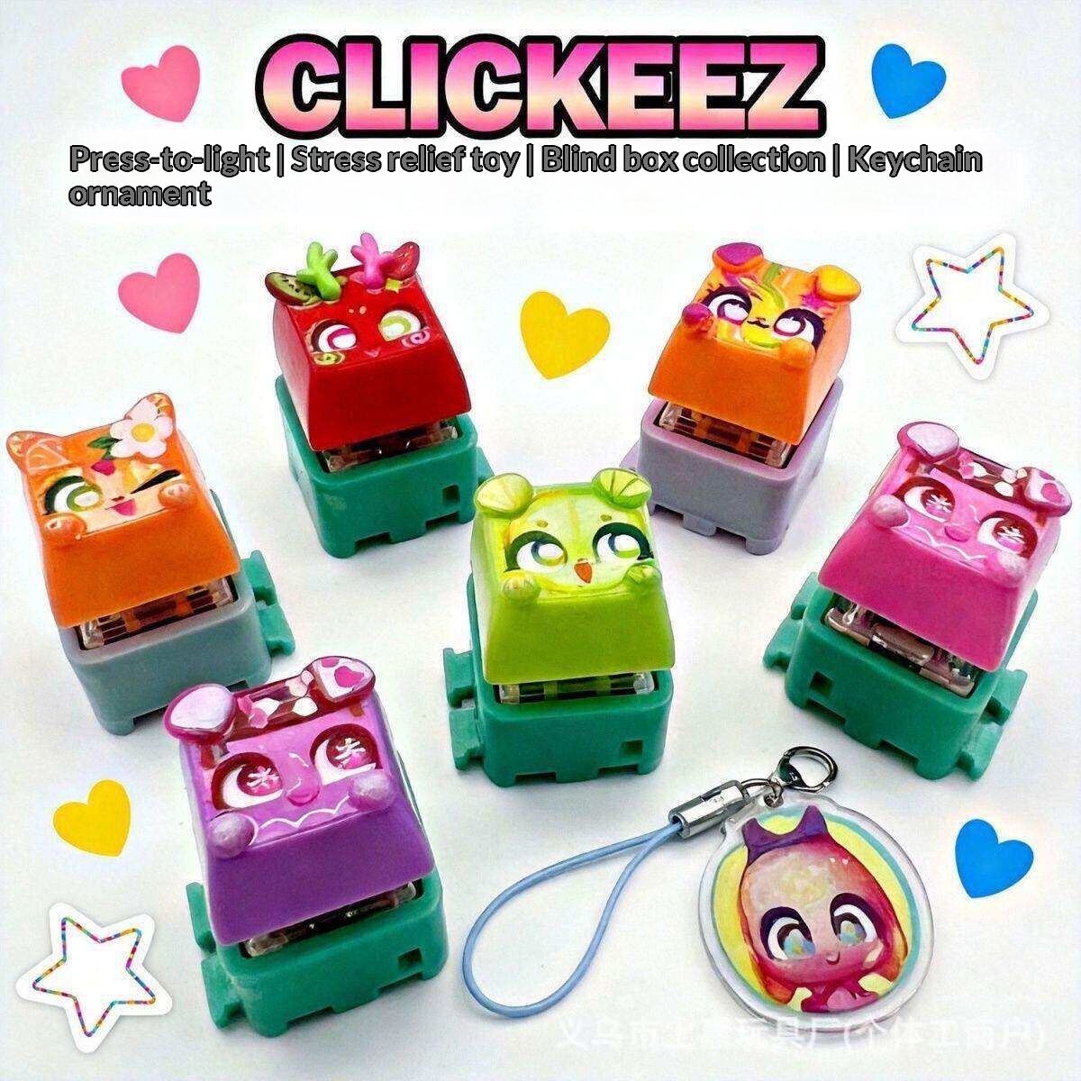 Clickeez Fidget Keycap Keychai – Gaming Keyboard Mechanical recenzja i cena